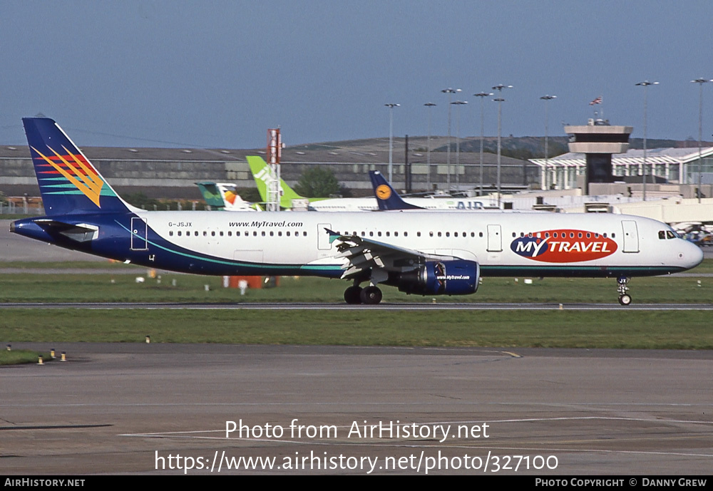 Aircraft Photo of G-JSJX | Airbus A321-211 | MyTravel Airways | AirHistory.net #327100