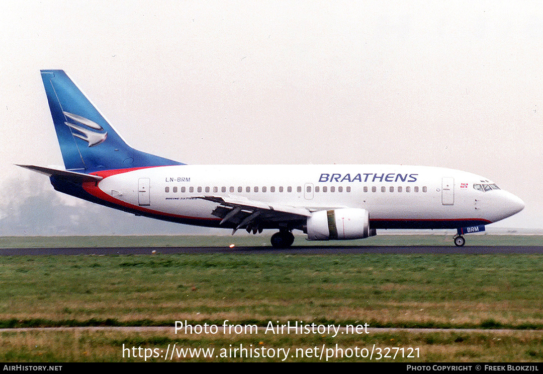 Aircraft Photo of LN-BRM | Boeing 737-505 | Braathens | AirHistory.net #327121