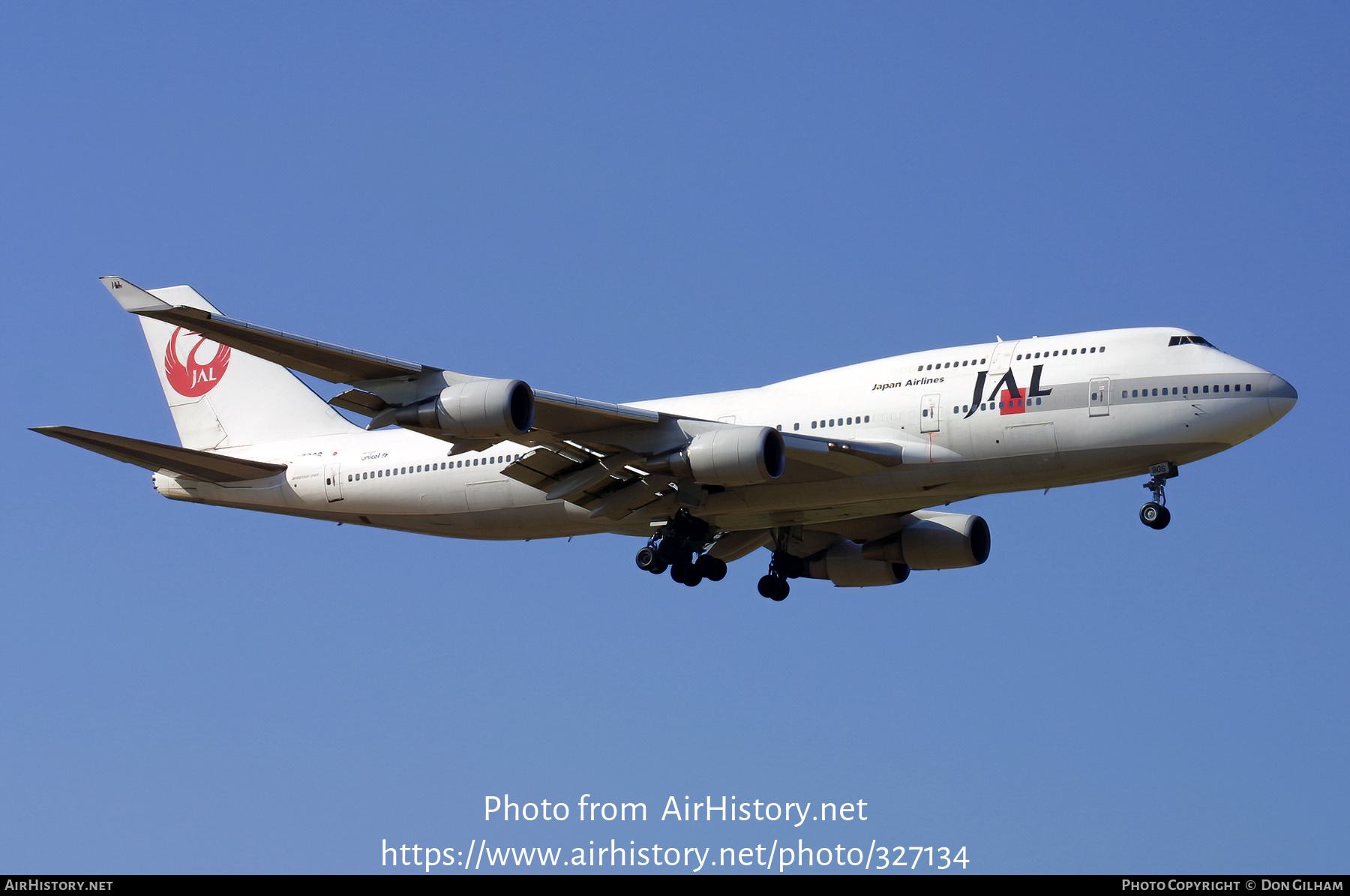 Aircraft Photo of JA8906 | Boeing 747-446 | Japan Airlines - JAL | AirHistory.net #327134