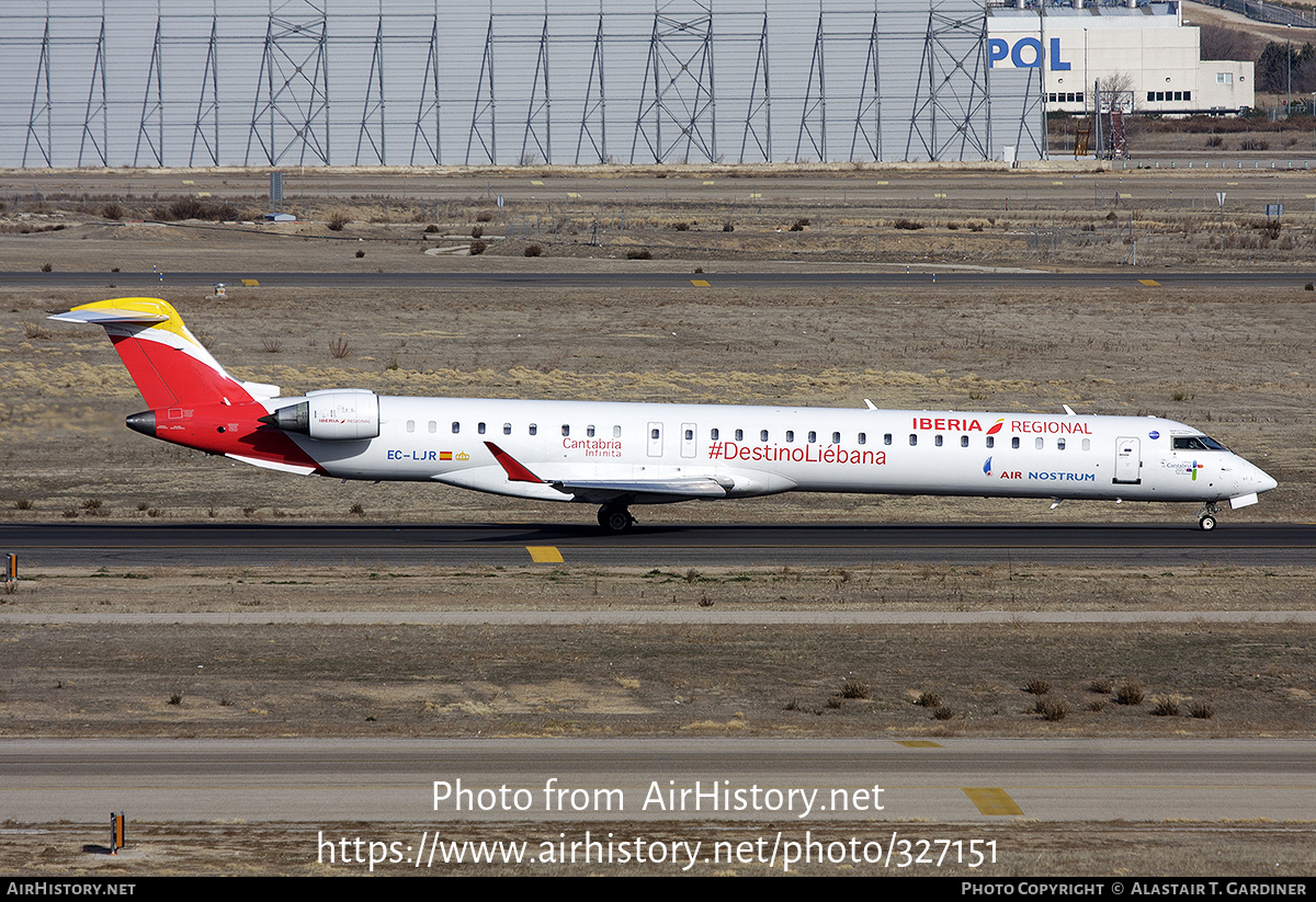 Aircraft Photo of EC-LJR | Bombardier CRJ-1000ER NG (CL-600-2E25) | Iberia Regional | AirHistory.net #327151