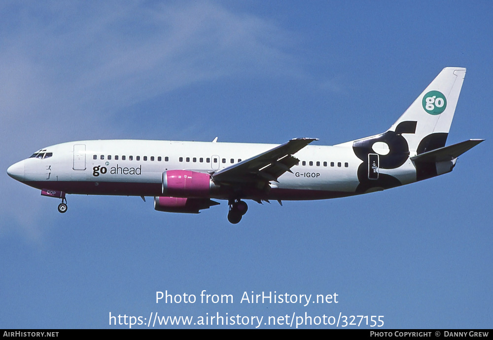 Aircraft Photo of G-IGOP | Boeing 737-36N | Go Fly | AirHistory.net #327155