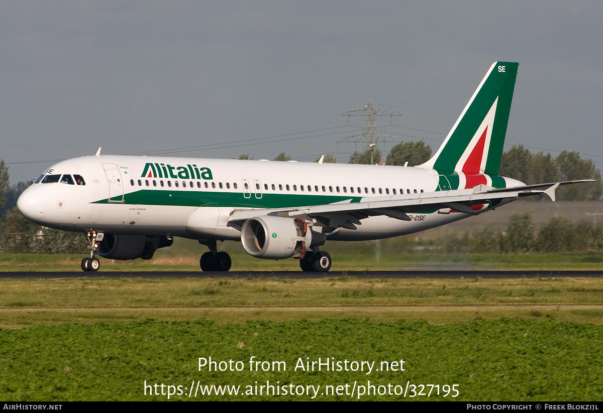 Aircraft Photo of EI-DSE | Airbus A320-216 | Alitalia | AirHistory.net #327195