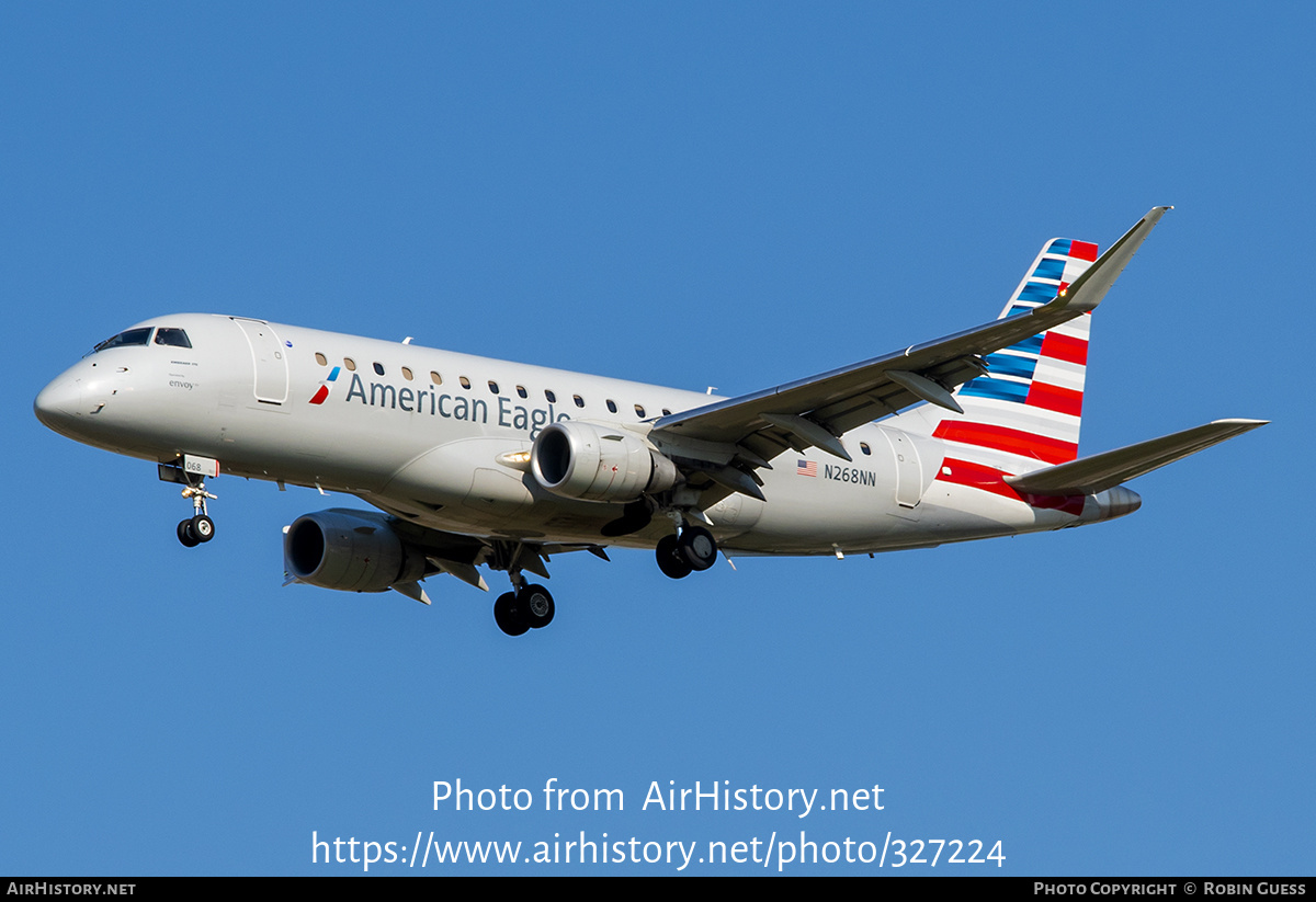 Aircraft Photo of N268NN | Embraer 175LR (ERJ-170-200LR) | American Eagle | AirHistory.net #327224