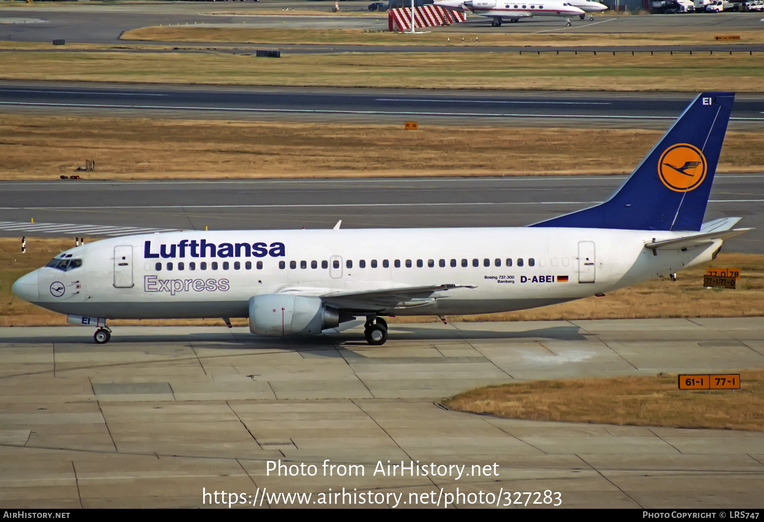 Aircraft Photo of D-ABEI | Boeing 737-330 | Lufthansa Express | AirHistory.net #327283