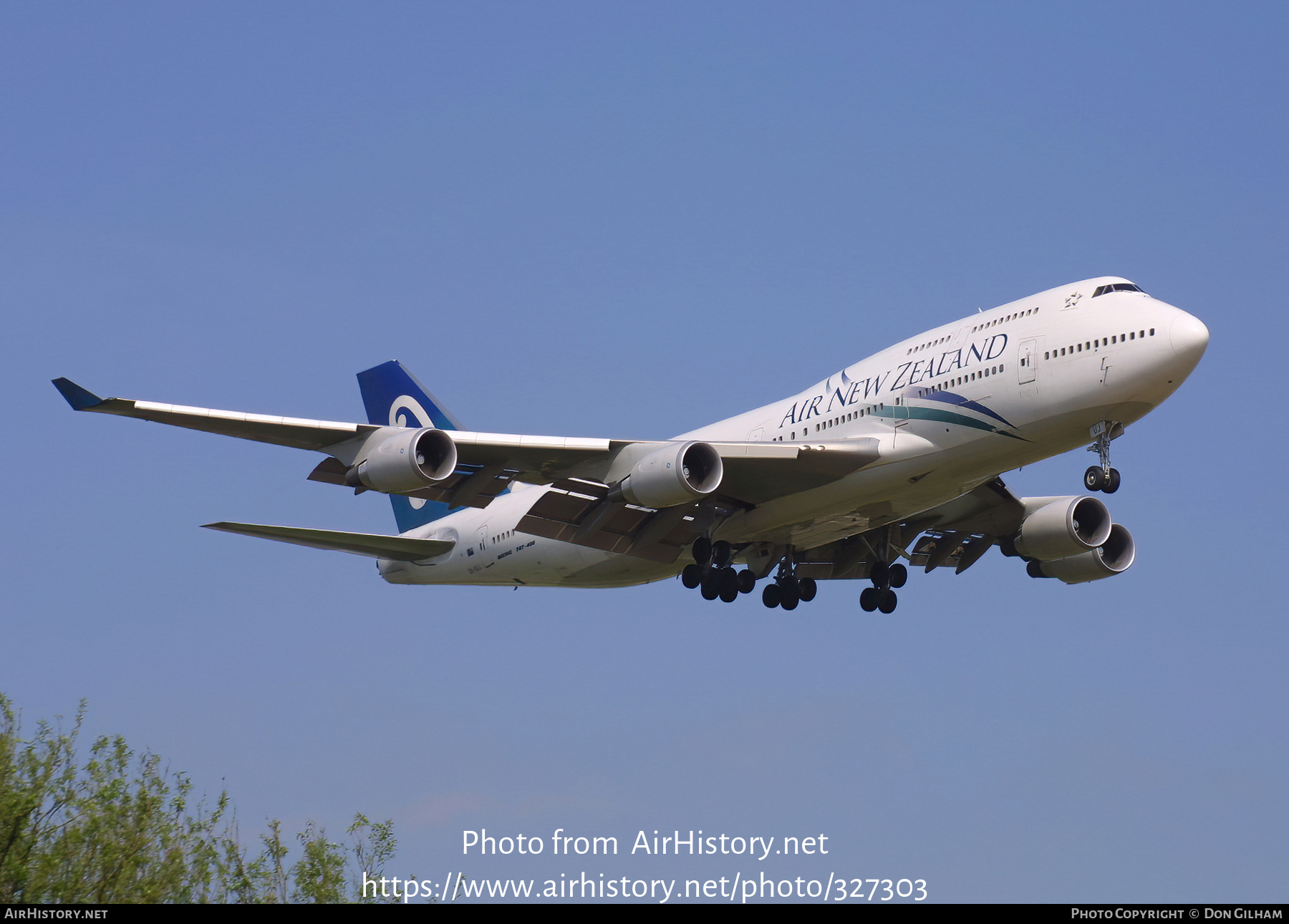 Aircraft Photo of ZK-SUJ | Boeing 747-4F6 | Air New Zealand | AirHistory.net #327303