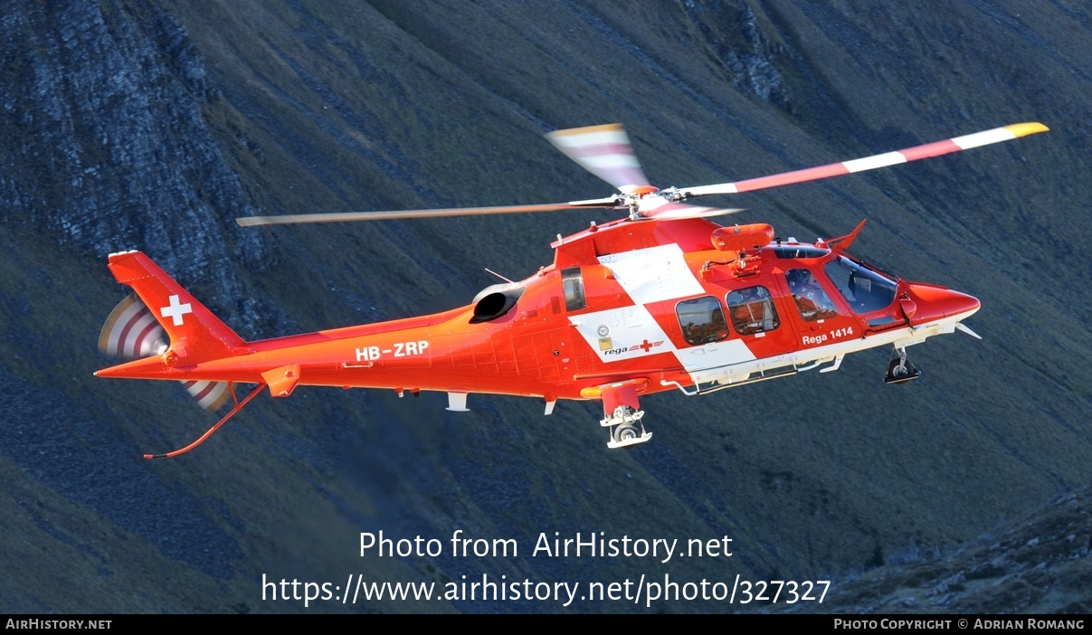 Aircraft Photo of HB-ZRP | AgustaWestland AW-109SP Da Vinci | REGA - Swiss Air Ambulance | AirHistory.net #327327