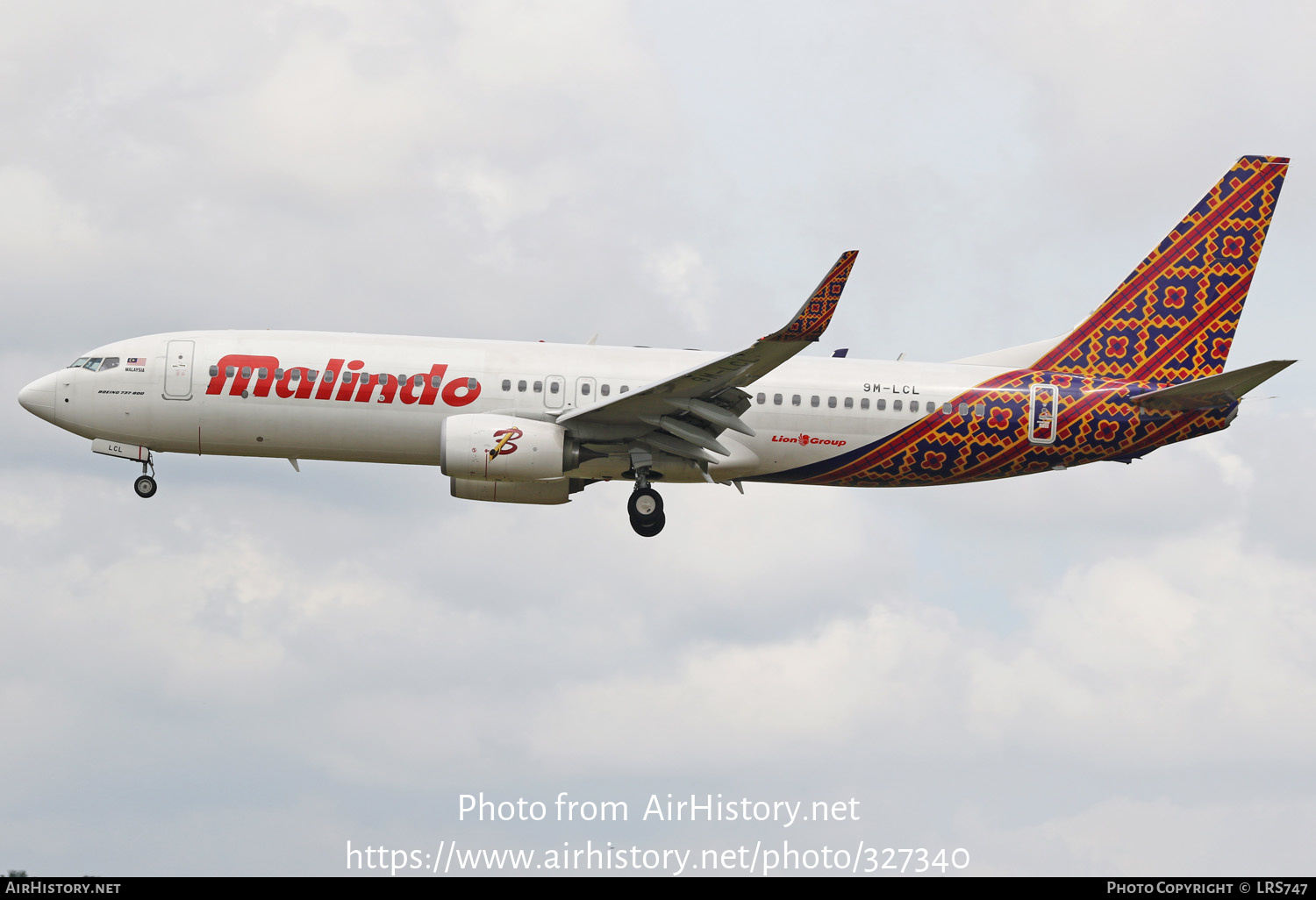 Aircraft Photo of 9M-LCL | Boeing 737-800 | Malindo Air | AirHistory.net #327340