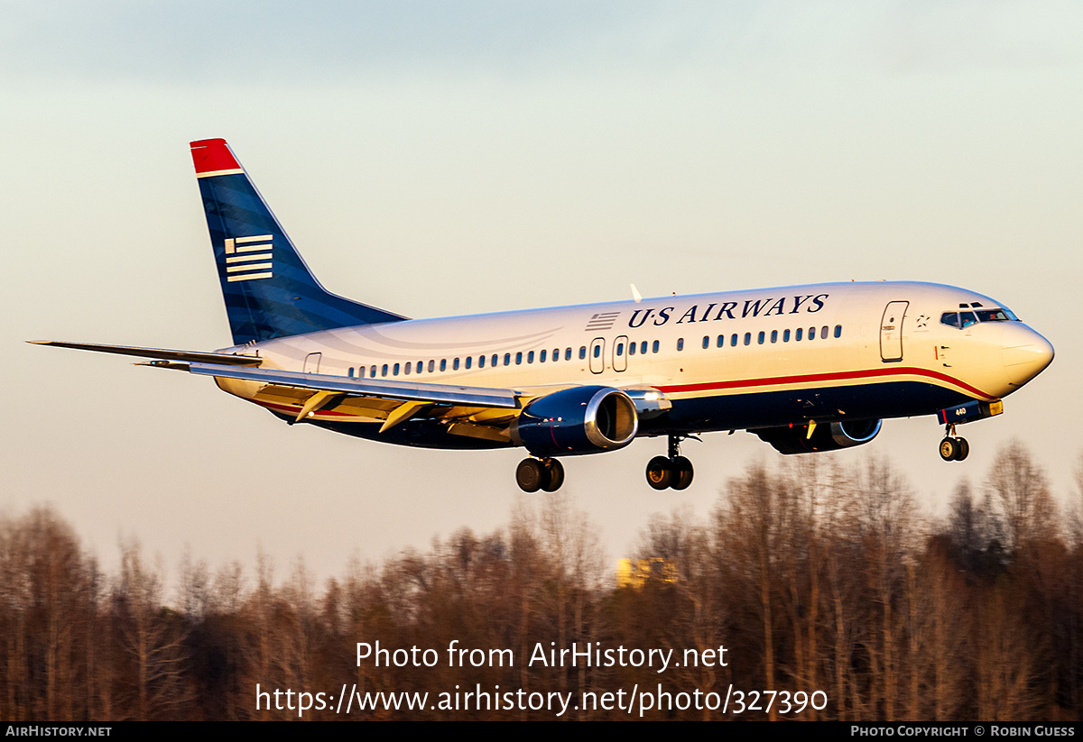 Aircraft Photo of N440US | Boeing 737-4B7 | US Airways | AirHistory.net #327390