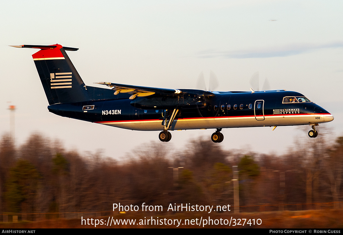 Aircraft Photo of N343EN | Bombardier DHC-8-311AQ Dash 8 | US Airways Express | AirHistory.net #327410