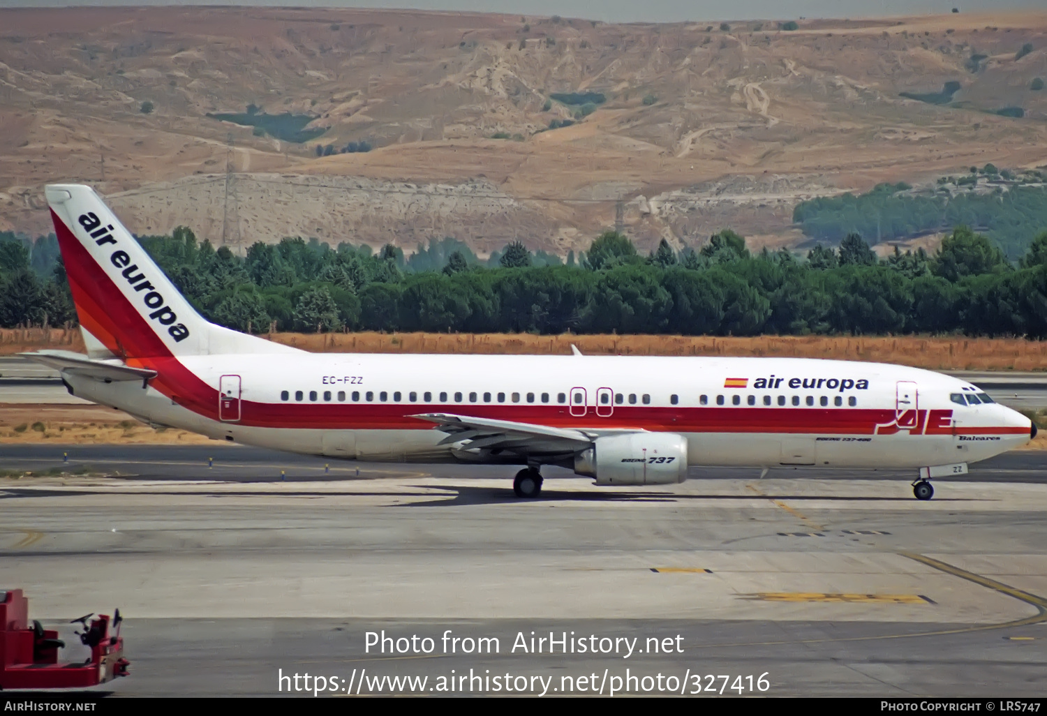 Aircraft Photo of EC-FZZ | Boeing 737-4Y0 | Air Europa | AirHistory.net #327416