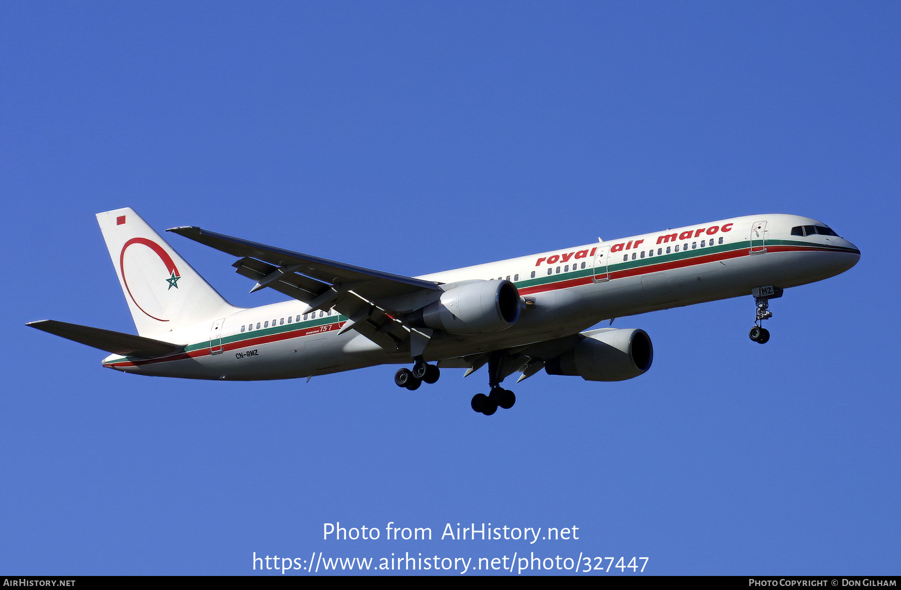 Aircraft Photo of CN-RMZ | Boeing 757-2B6 | Royal Air Maroc - RAM | AirHistory.net #327447