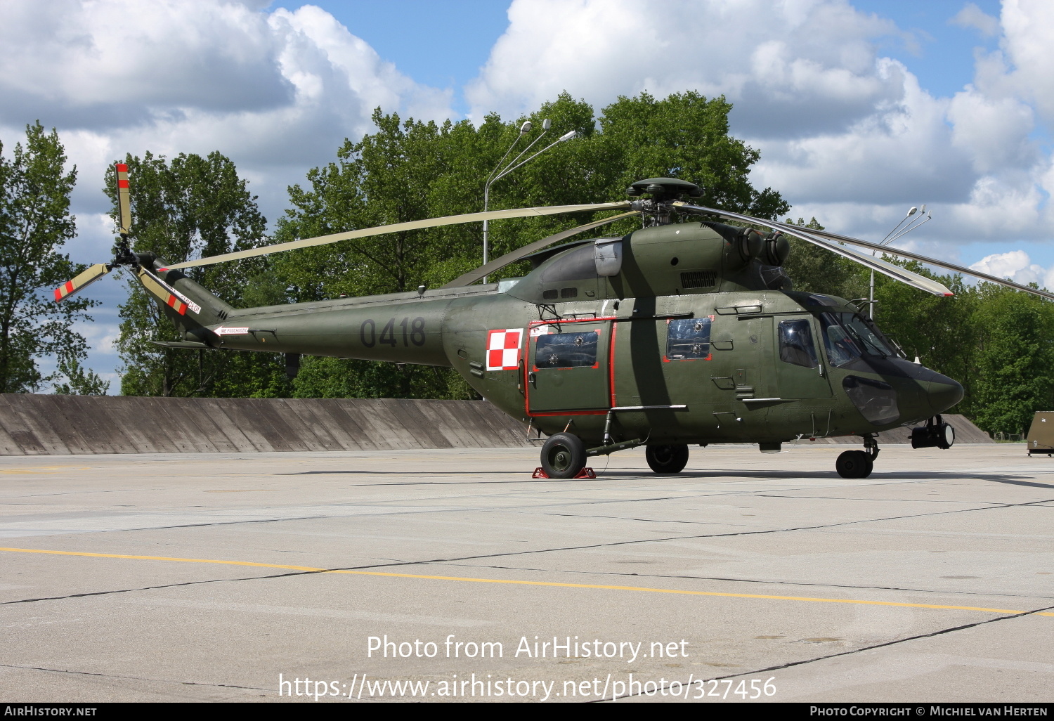 Aircraft Photo of 0418 | PZL-Swidnik W-3RL Sokol | Poland - Army | AirHistory.net #327456