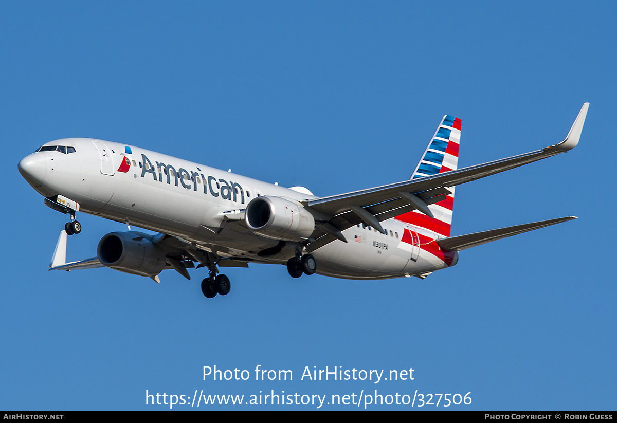 Aircraft Photo of N301PA | Boeing 737-823 | American Airlines | AirHistory.net #327506