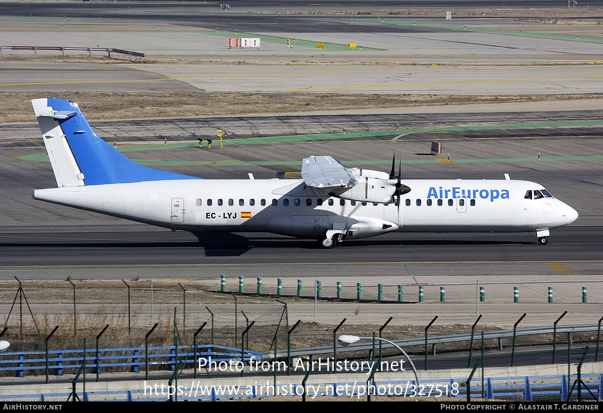 Aircraft Photo of EC-LYJ | ATR ATR-72-500 (ATR-72-212A) | Air Europa | AirHistory.net #327518