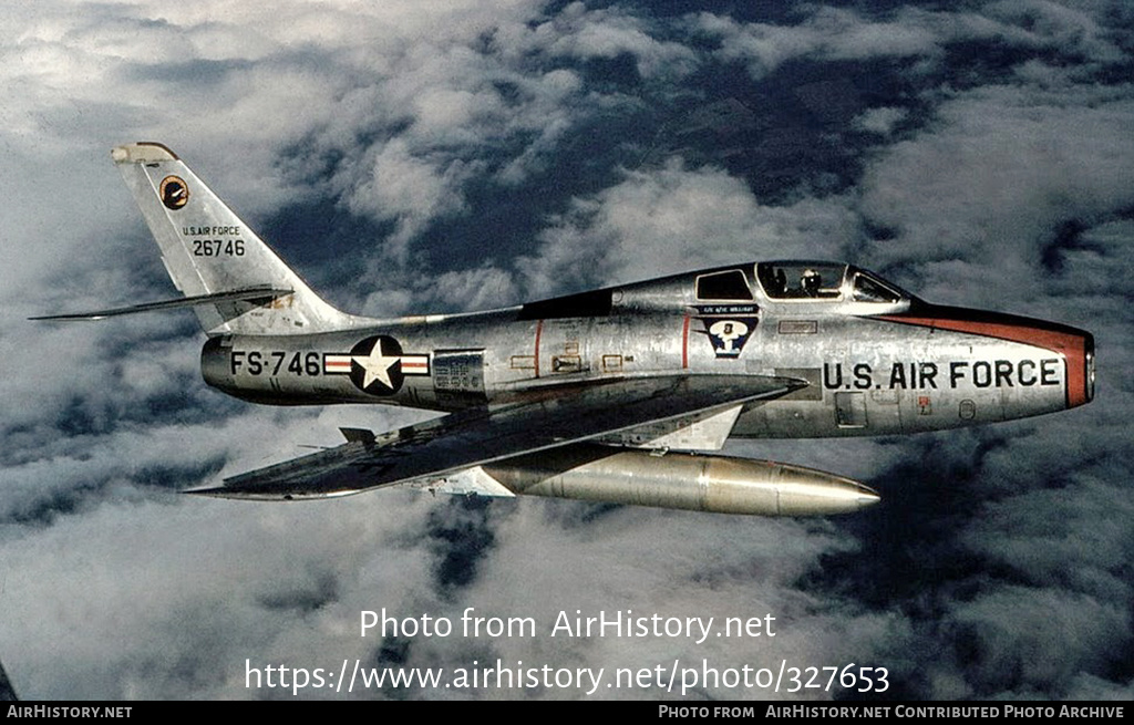 Aircraft Photo of 52-6746 / 26746 | Republic F-84F Thunderstreak | USA - Air Force | AirHistory.net #327653