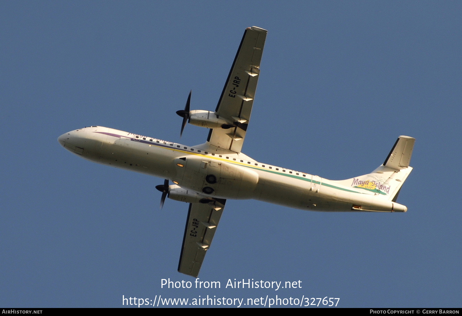 Aircraft Photo of EC-JRP | ATR ATR-72-212 | Maya Island Air | AirHistory.net #327657