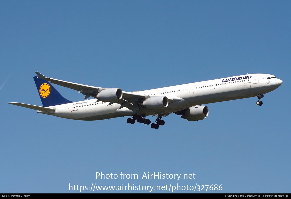 Aircraft Photo of D-AIHL | Airbus A340-642 | Lufthansa | AirHistory.net #327686