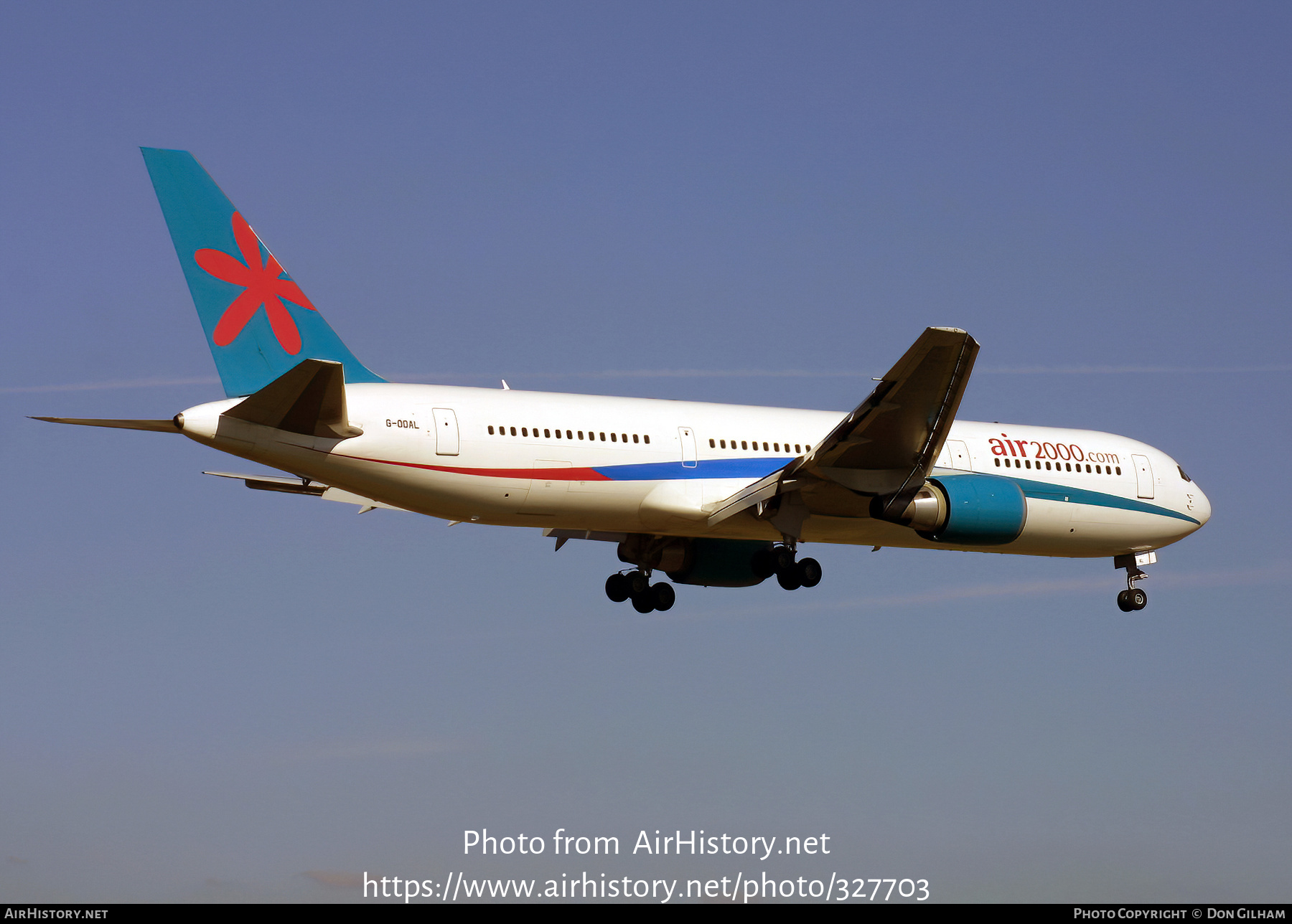 Aircraft Photo of G-OOAL | Boeing 767-38A/ER | Air 2000 | AirHistory.net #327703