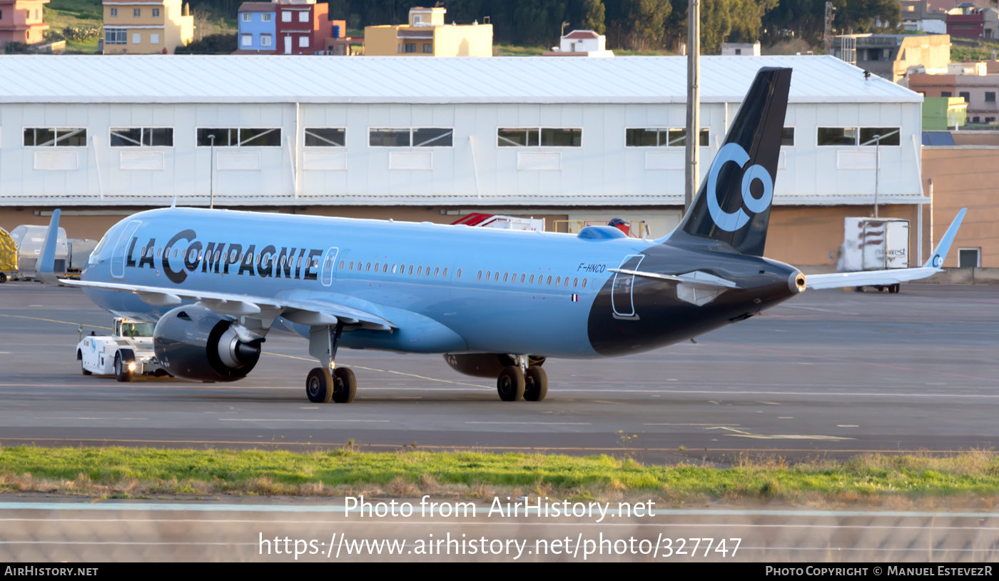 Aircraft Photo of F-HNCO | Airbus A321-251NX | La Compagnie | AirHistory.net #327747