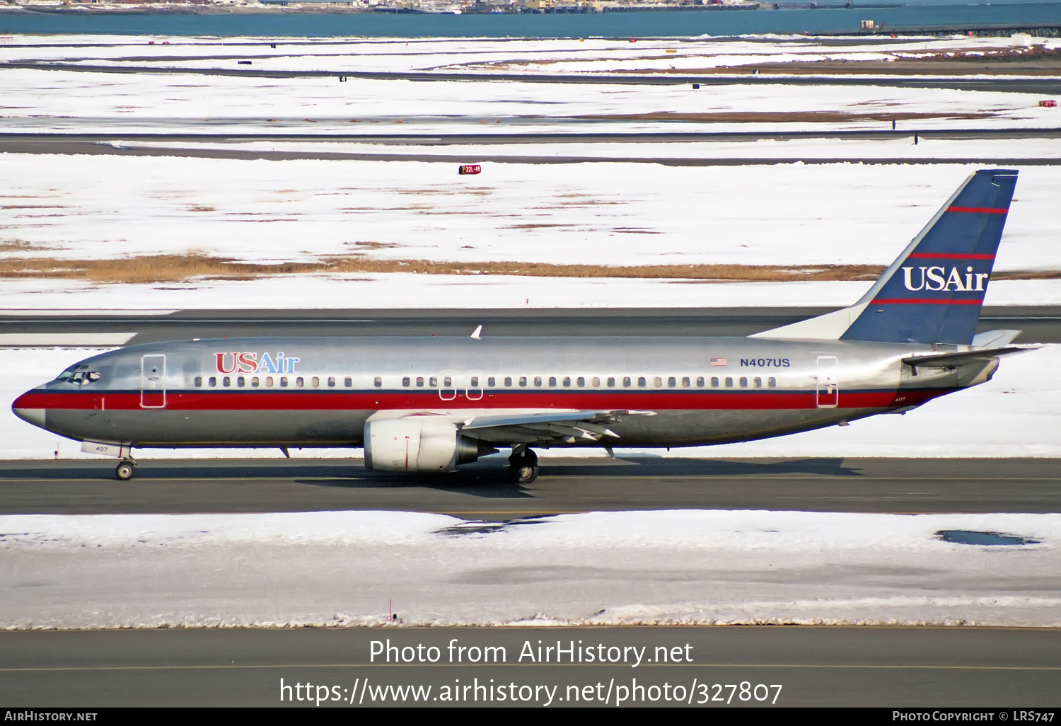 Aircraft Photo of N407US | Boeing 737-401 | USAir | AirHistory.net #327807