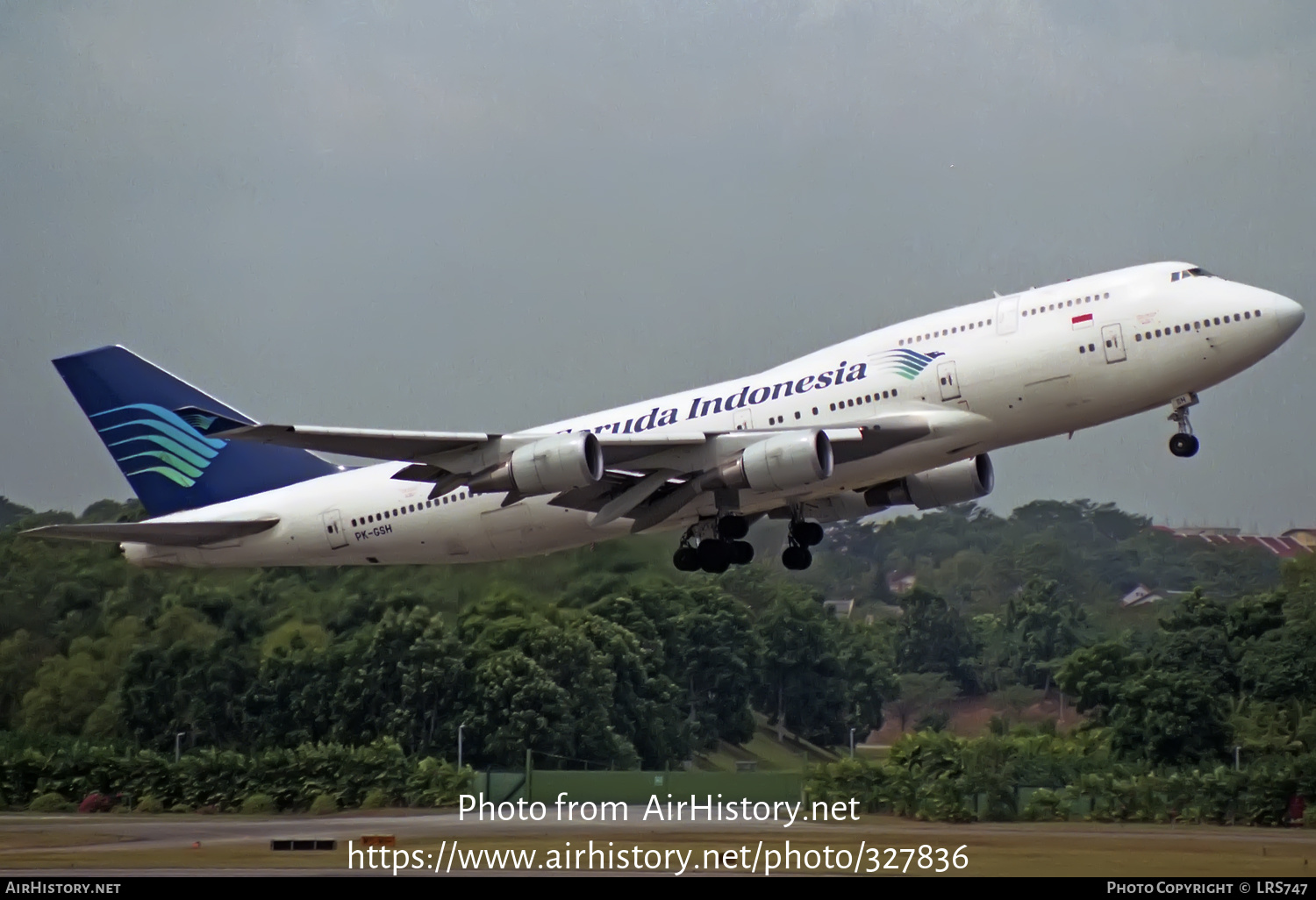 Aircraft Photo of PK-GSH | Boeing 747-4U3 | Garuda Indonesia | AirHistory.net #327836