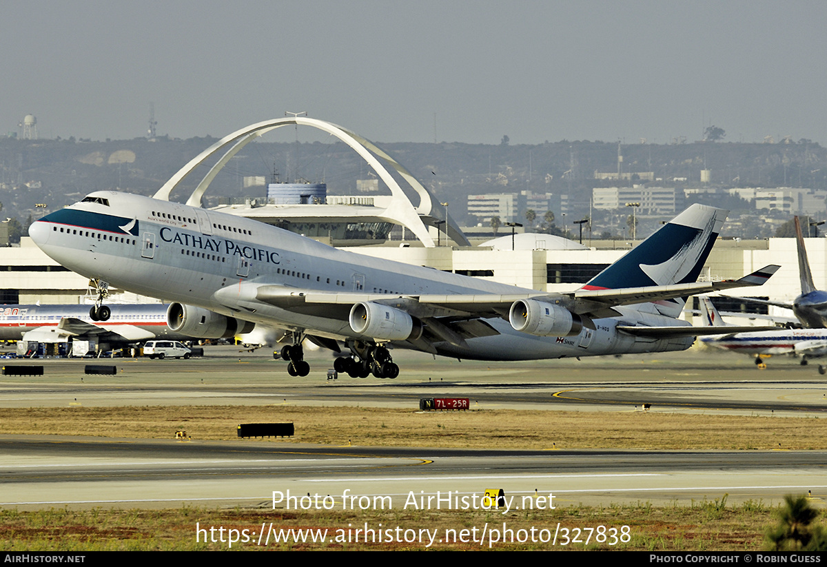 Aircraft Photo of B-HOS | Boeing 747-467 | Cathay Pacific Airways | AirHistory.net #327838