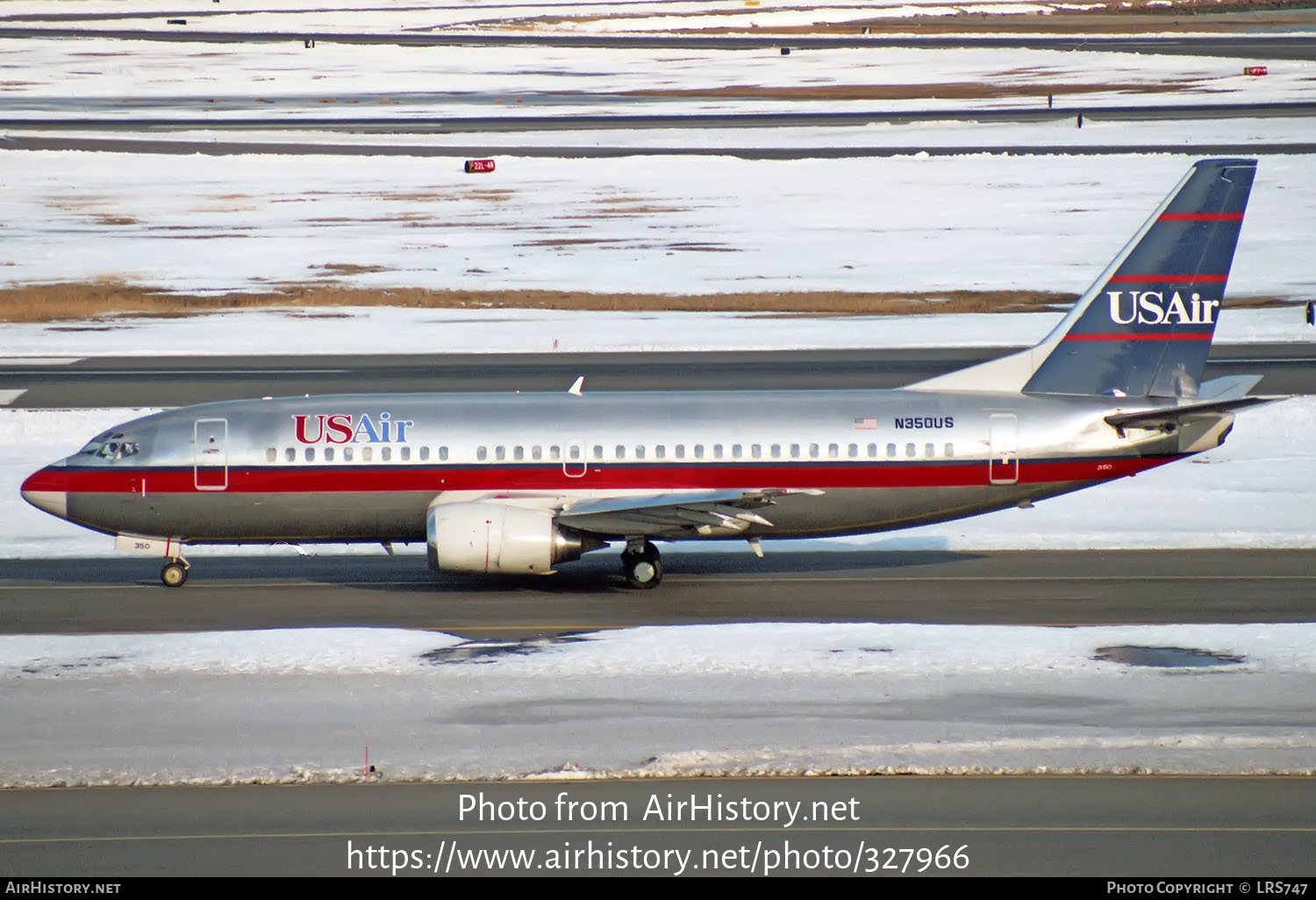 Aircraft Photo of N350US | Boeing 737-301 | USAir | AirHistory.net #327966