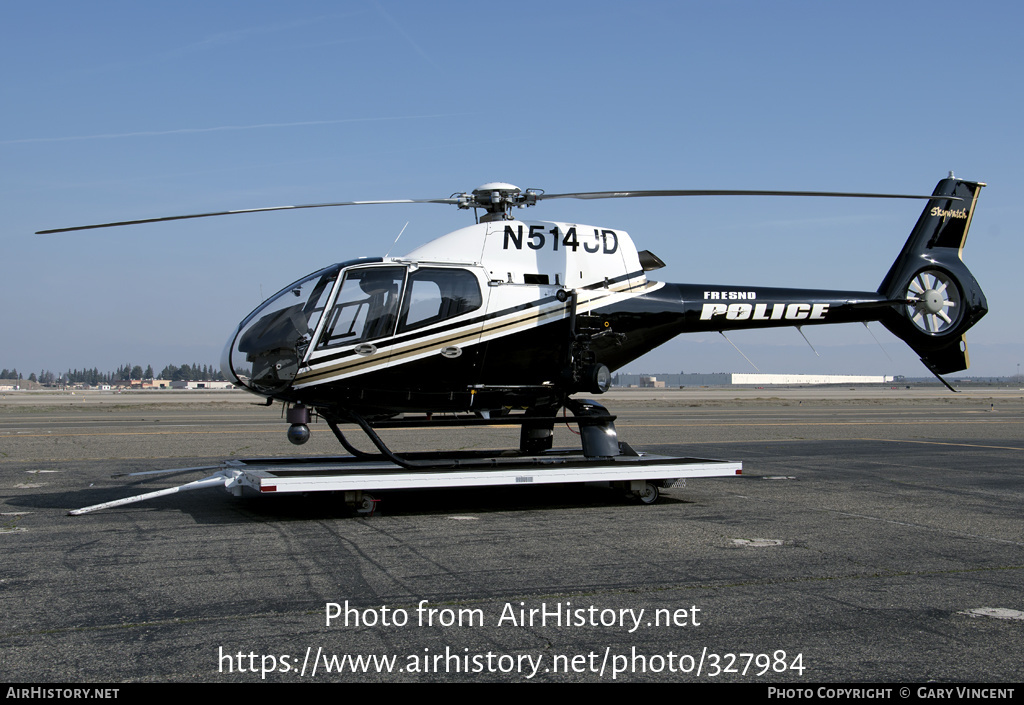 Aircraft Photo of N514JD | Eurocopter EC-120B Colibri | Fresno Police | AirHistory.net #327984