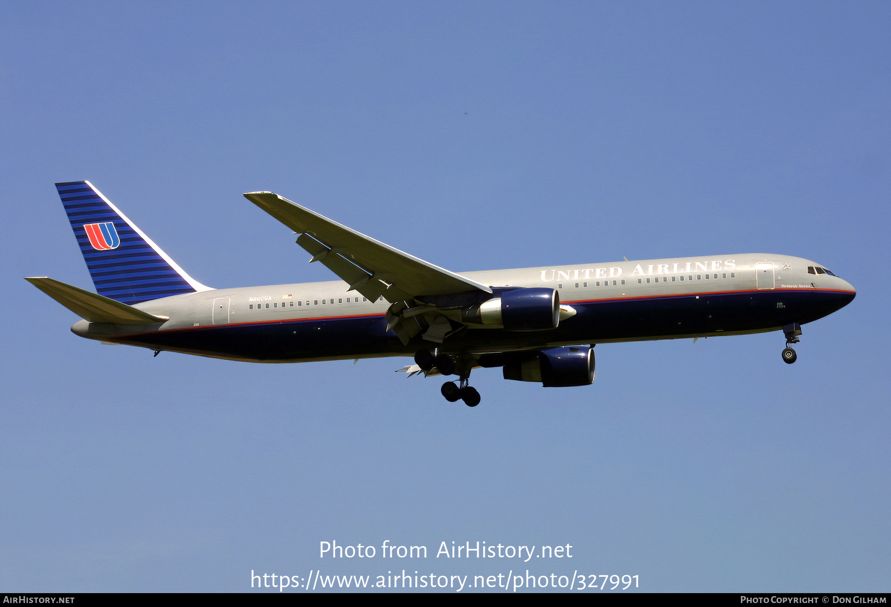 Aircraft Photo of N660UA | Boeing 767-322/ER | United Airlines | AirHistory.net #327991