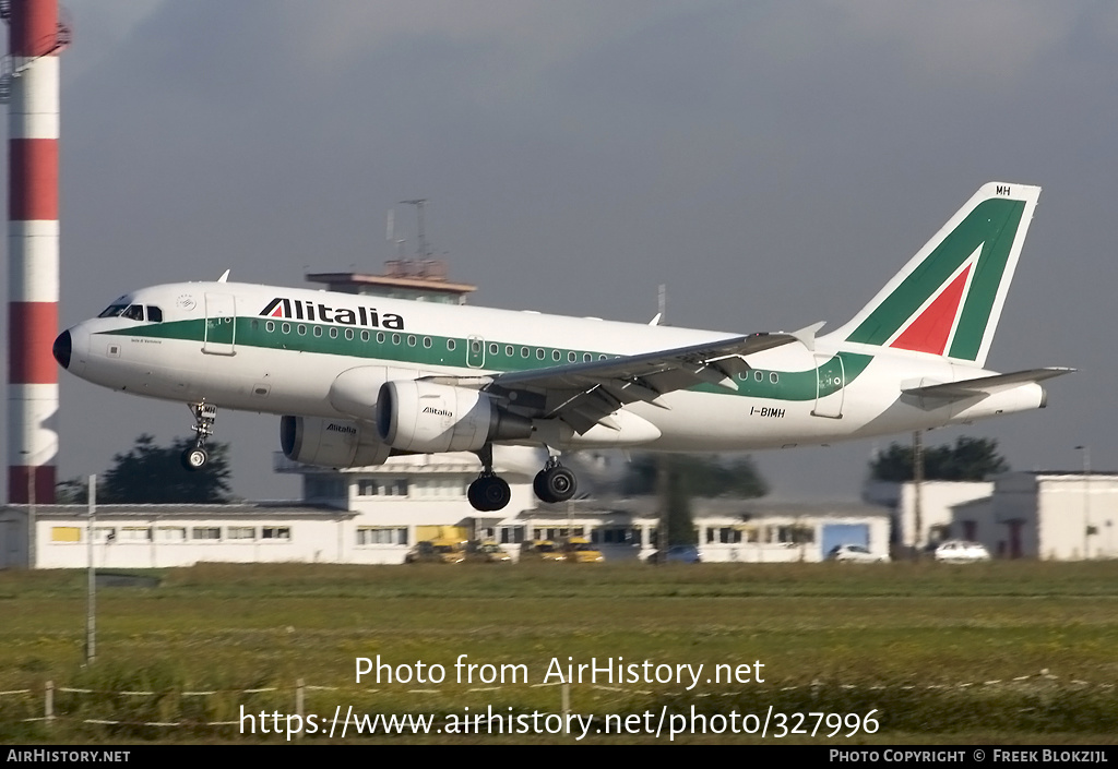 Aircraft Photo of I-BIMH | Airbus A319-112 | Alitalia | AirHistory.net #327996