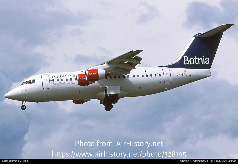 Aircraft Photo of OH-SAJ | BAE Systems Avro 146-RJ85 | Air Botnia | AirHistory.net #328195