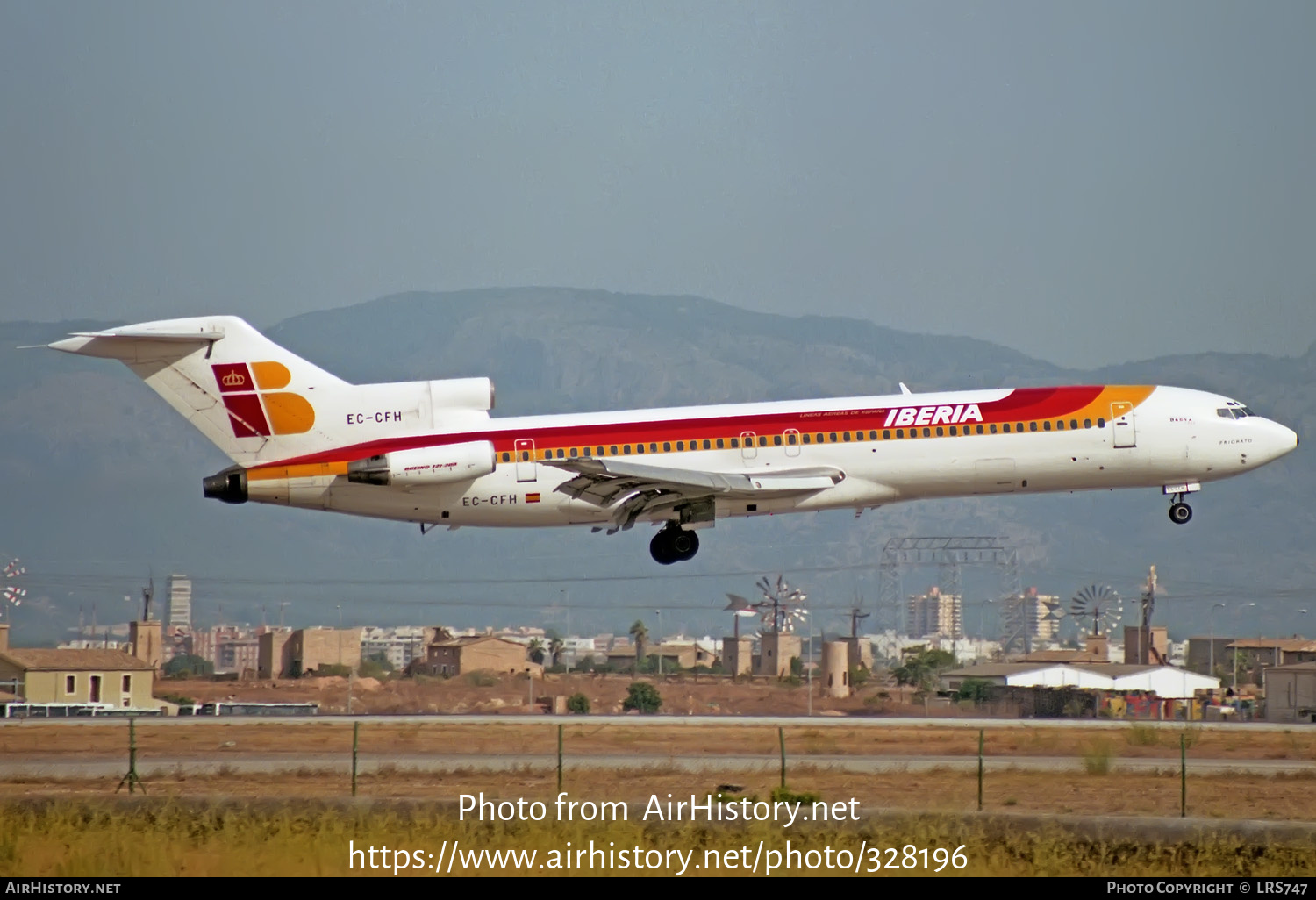 Aircraft Photo of EC-CFH | Boeing 727-256/Adv | Iberia | AirHistory.net #328196