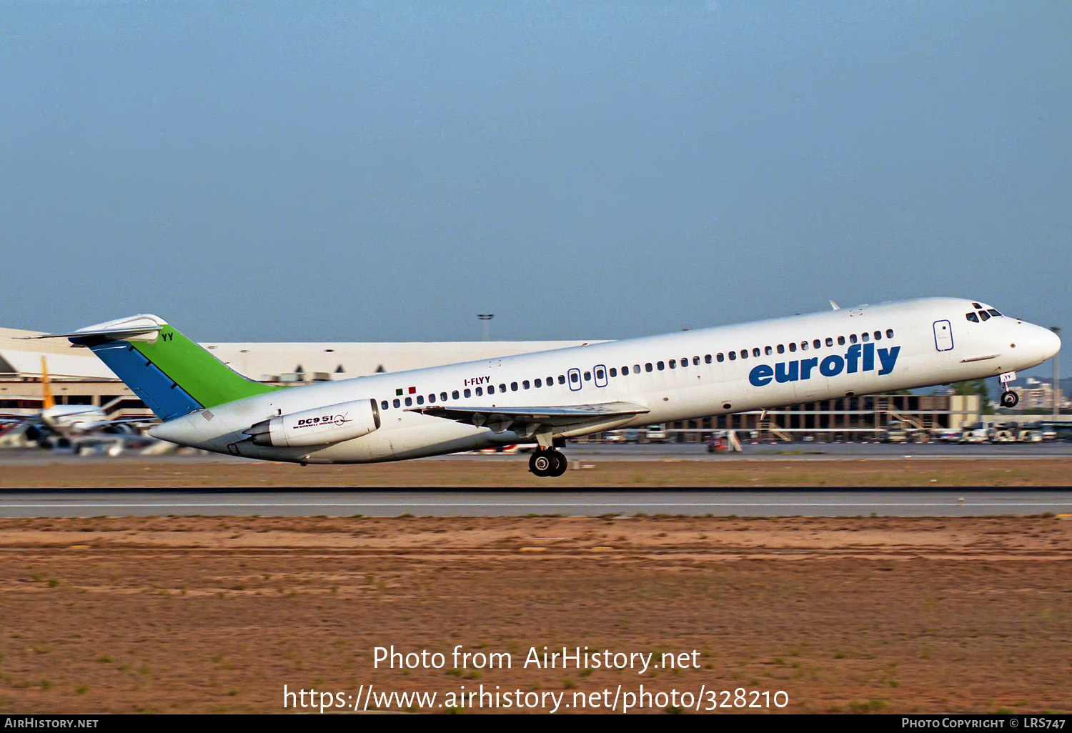 Aircraft Photo of I-FLYY | McDonnell Douglas DC-9-51 | Eurofly | AirHistory.net #328210