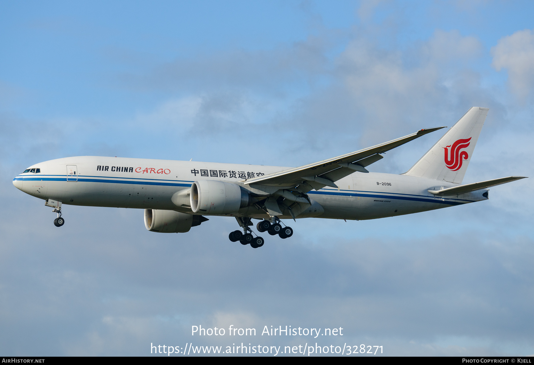 Aircraft Photo of B-2096 | Boeing 777-FFT | Air China Cargo | AirHistory.net #328271