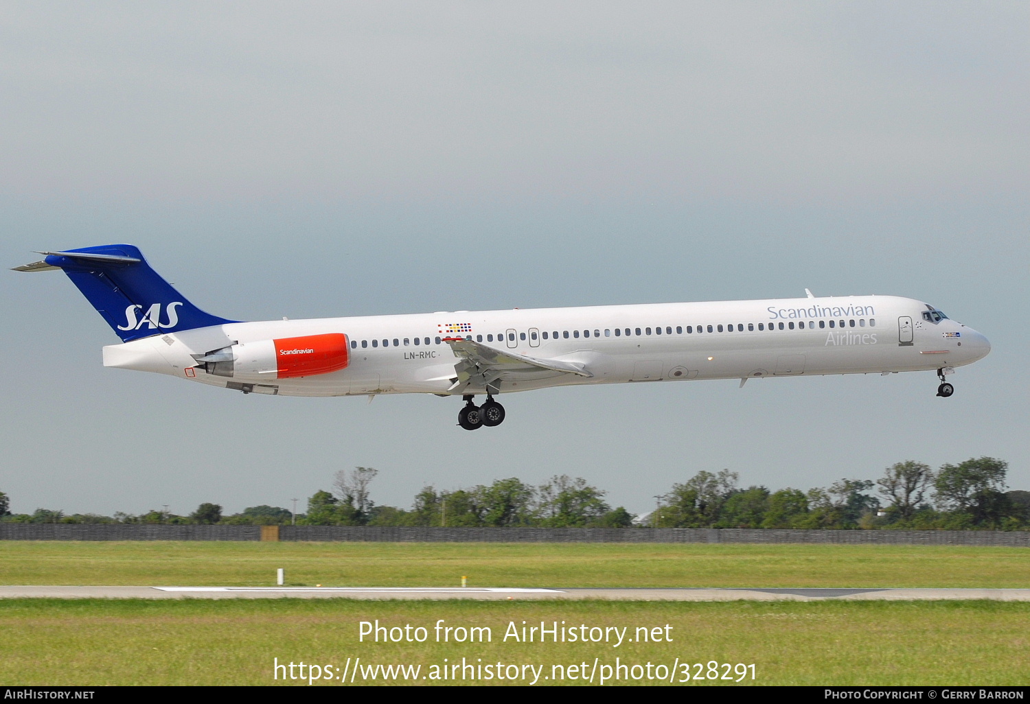 Aircraft Photo of LN-RMC | McDonnell Douglas MD-82 (DC-9-82) | Scandinavian Airlines - SAS | AirHistory.net #328291