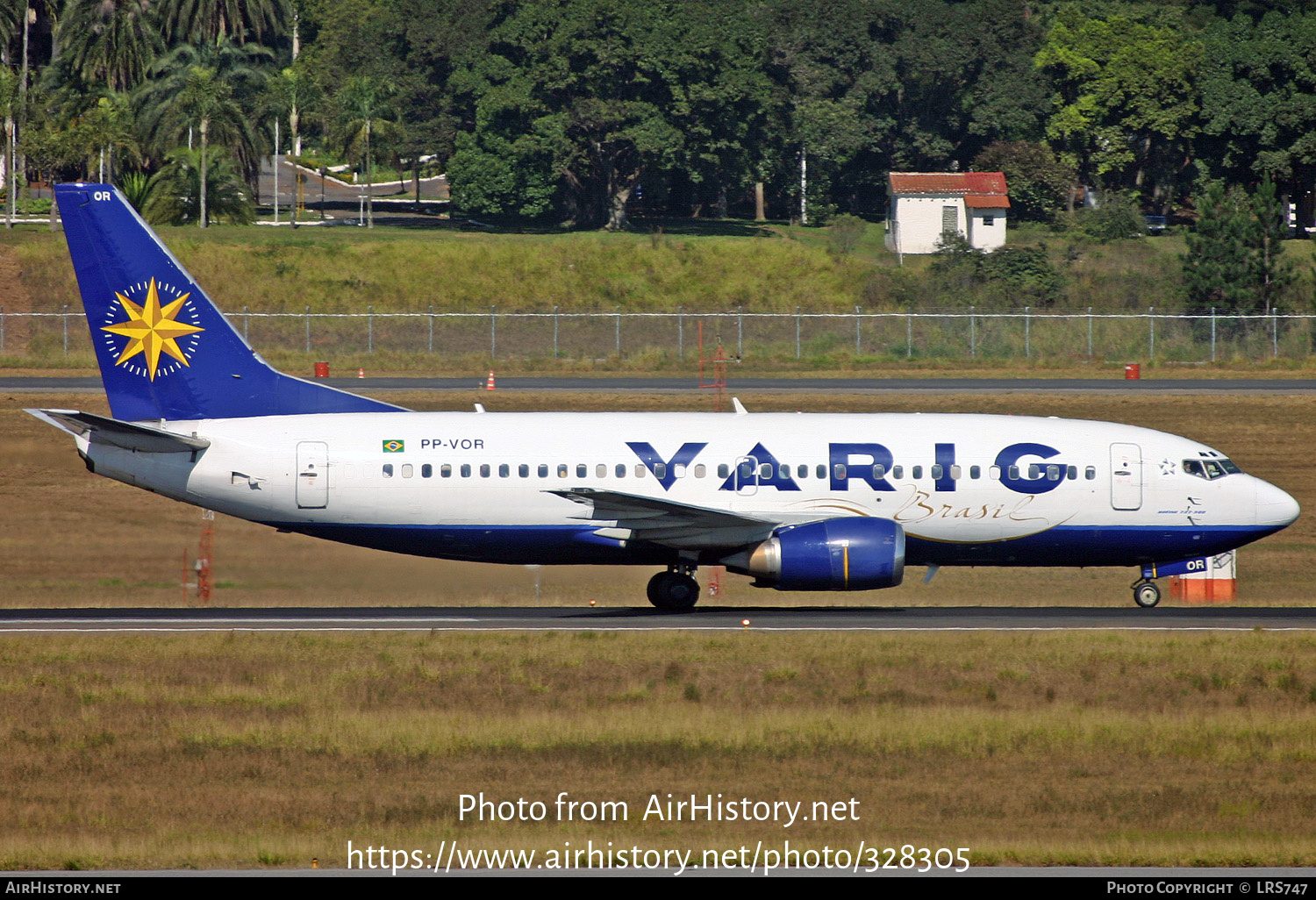 Aircraft Photo of PP-VOR | Boeing 737-33A | Varig | AirHistory.net #328305