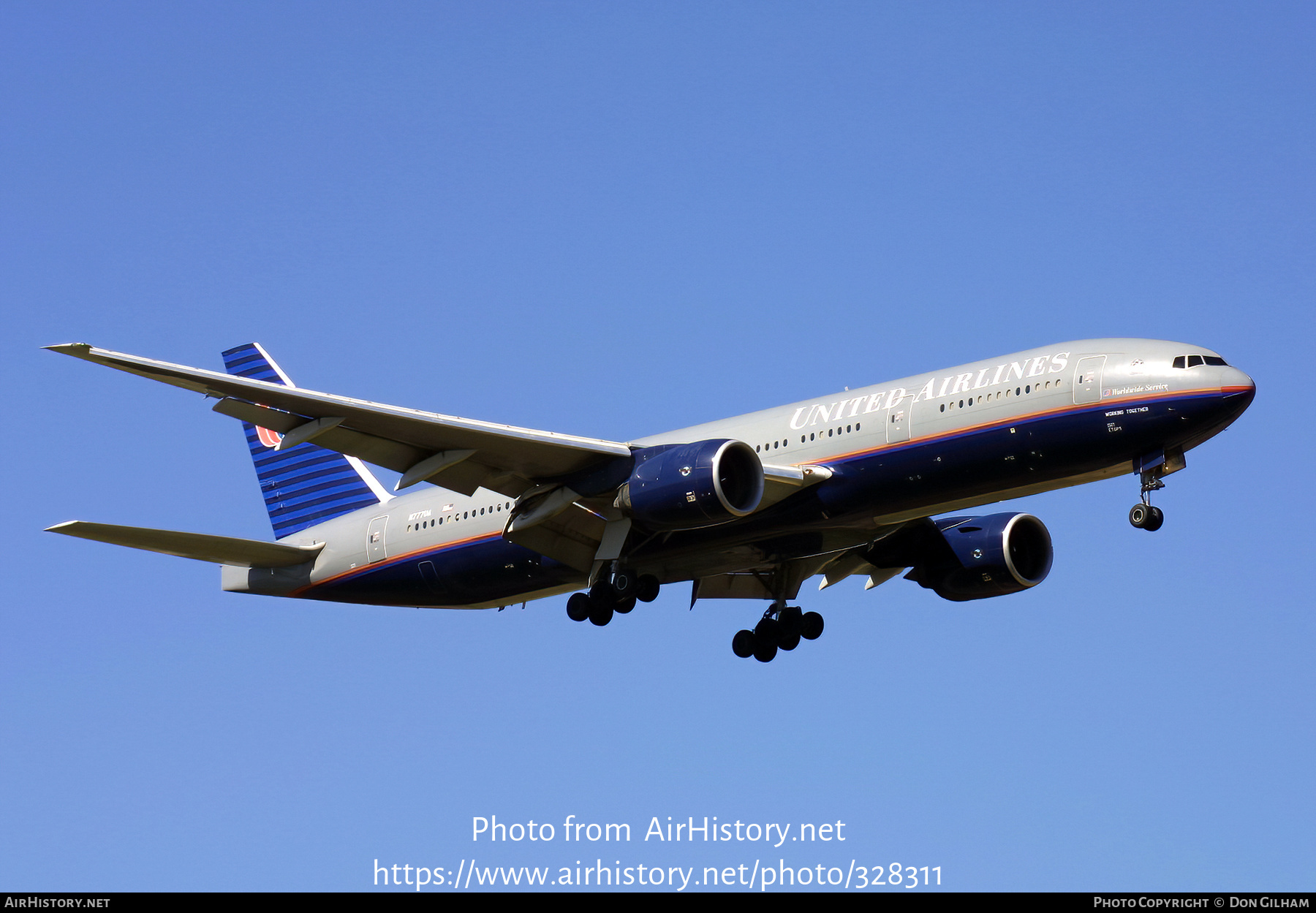 Aircraft Photo of N777UA | Boeing 777-222 | United Airlines | AirHistory.net #328311