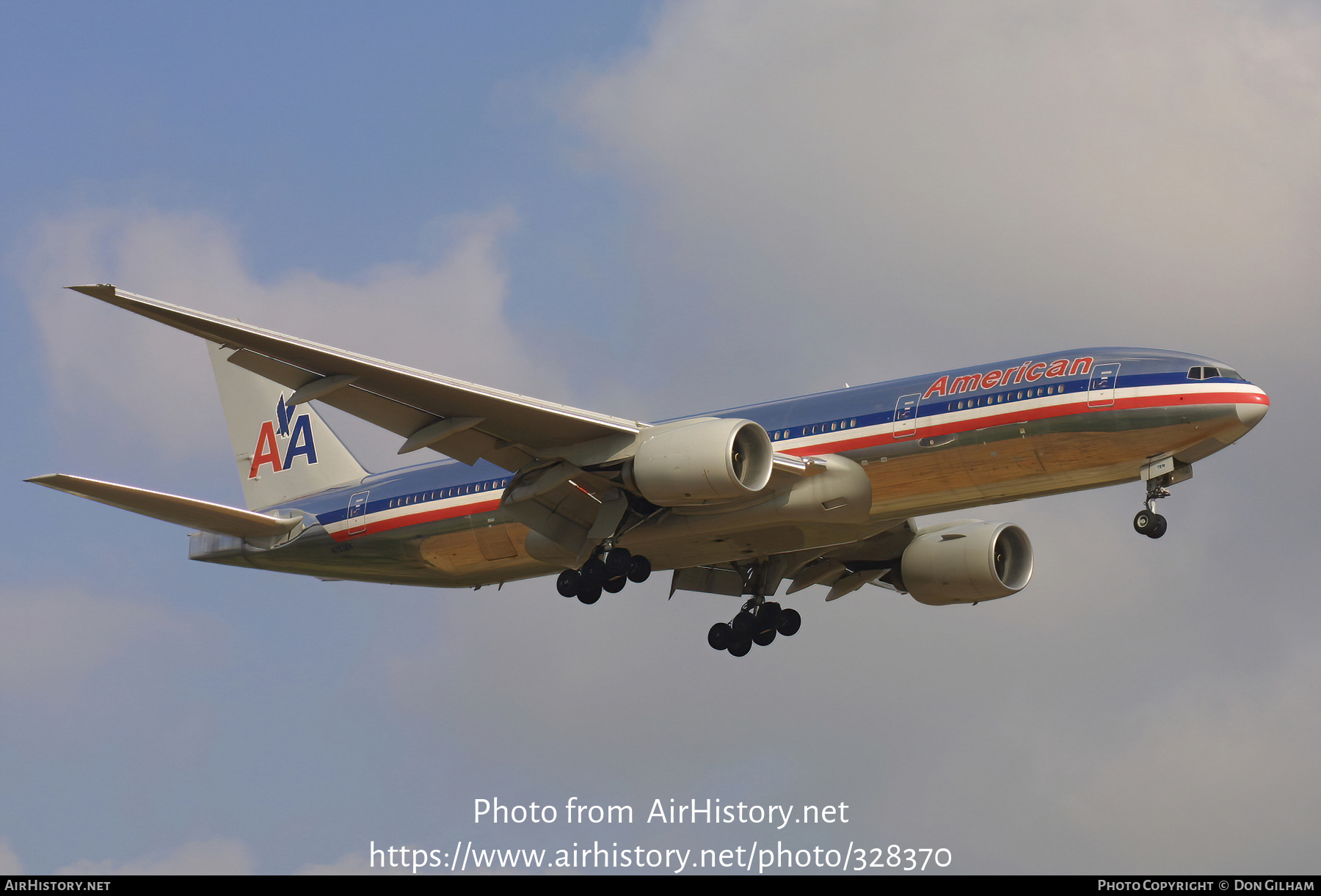 Aircraft Photo of N753AN | Boeing 777-223/ER | American Airlines | AirHistory.net #328370