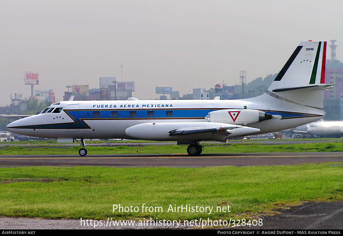 Aircraft Photo of 3908 | Lockheed L-1329 JetStar 8 | Mexico - Air Force | AirHistory.net #328408