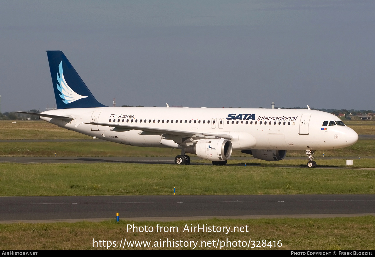 Aircraft Photo of CS-TKJ | Airbus A320-212 | SATA Internacional | AirHistory.net #328416