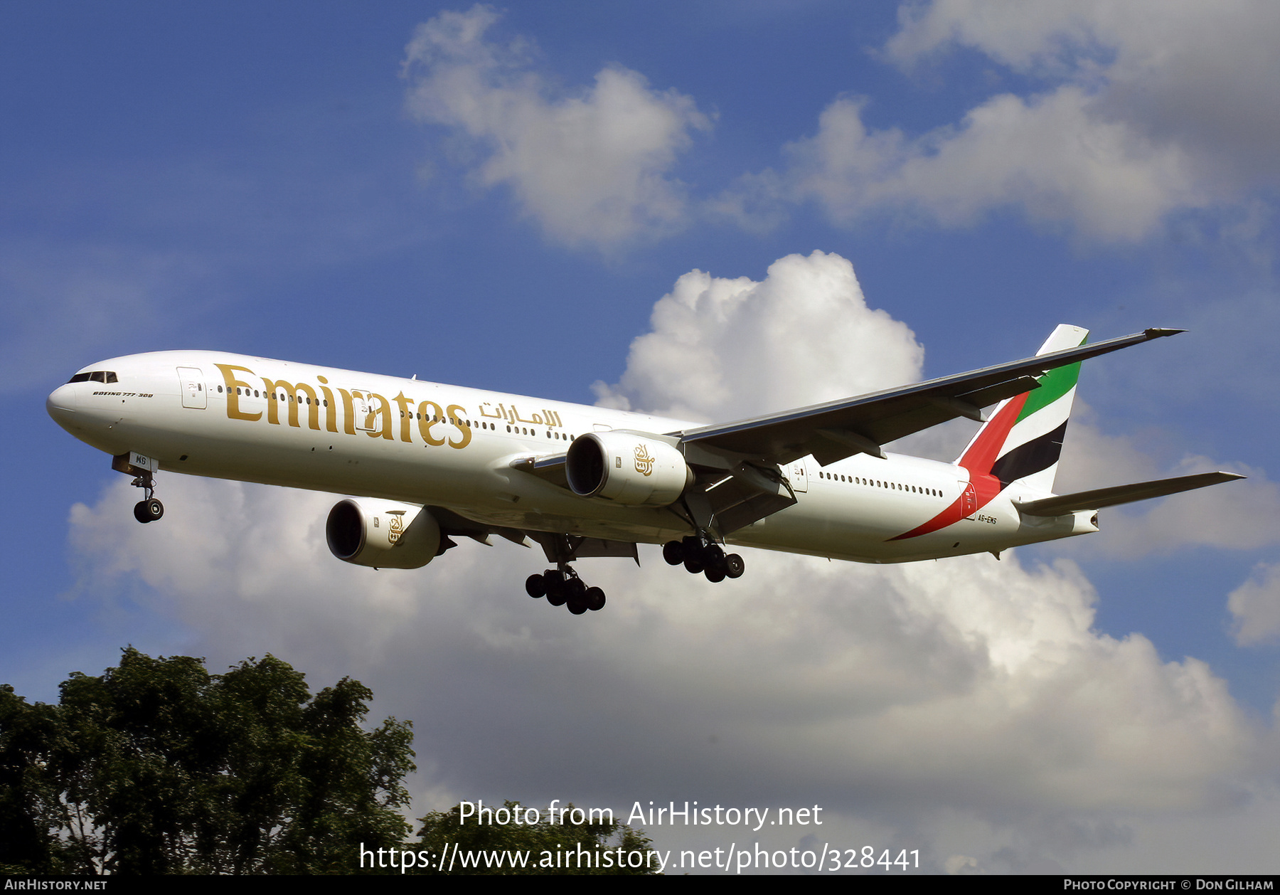 Aircraft Photo of A6-EMS | Boeing 777-31H | Emirates | AirHistory.net #328441