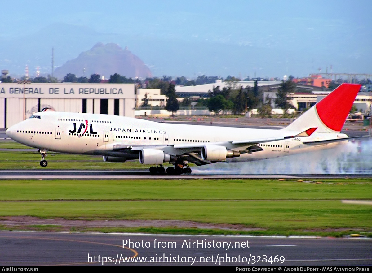 Aircraft Photo of JA8901 | Boeing 747-446 | Japan Airlines - JAL | AirHistory.net #328469