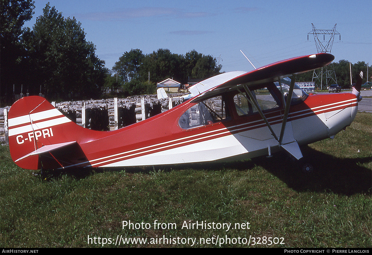 Aircraft Photo of C-FPRI | Aeronca 7AC Champion | AirHistory.net #328502