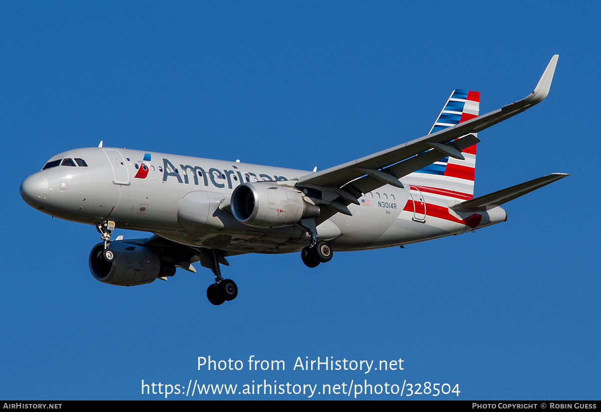 Aircraft Photo of N3014R | Airbus A319-115 | American Airlines | AirHistory.net #328504