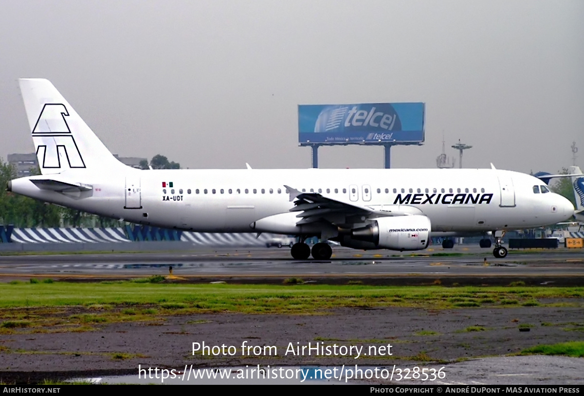 Aircraft Photo of XA-UDT | Airbus A320-214 | Mexicana | AirHistory.net #328536