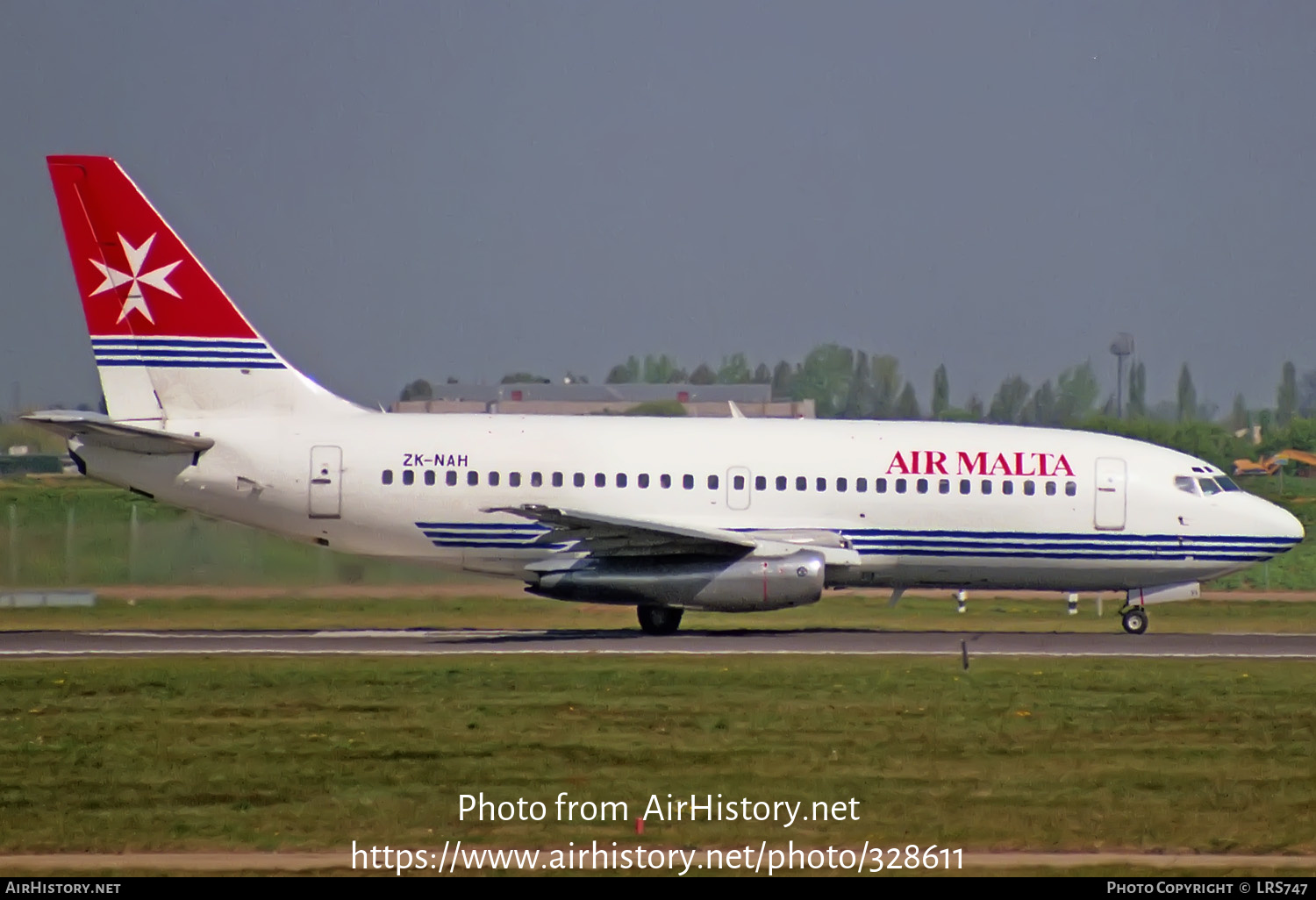 Aircraft Photo of ZK-NAH | Boeing 737-2Y5/Adv | Air Malta | AirHistory.net #328611