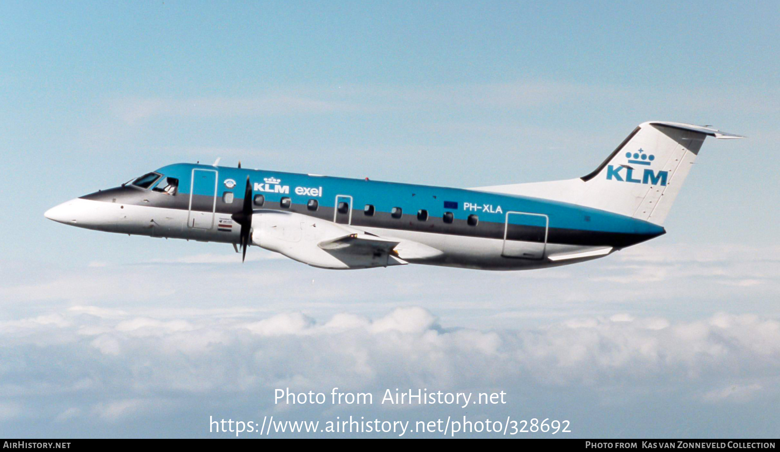 Aircraft Photo of PH-XLA | Embraer EMB-120RT Brasilia | KLM Exel | AirHistory.net #328692