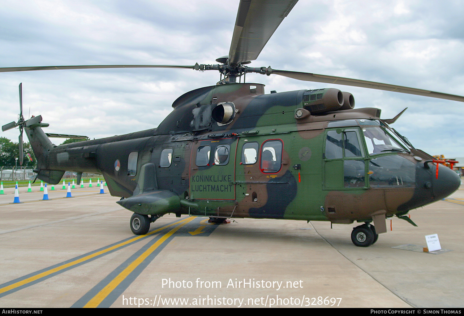 Aircraft Photo of S-454 | Eurocopter AS-532U2 Cougar Mk2 | Netherlands - Air Force | AirHistory.net #328697