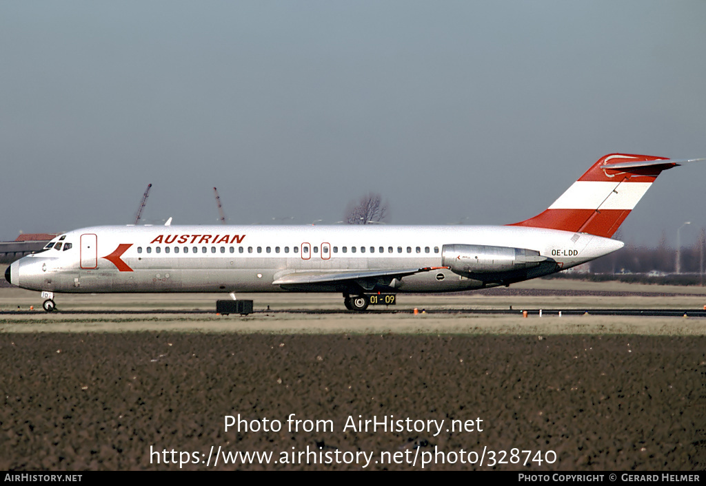 Aircraft Photo of OE-LDD | McDonnell Douglas DC-9-32 | Austrian Airlines | AirHistory.net #328740