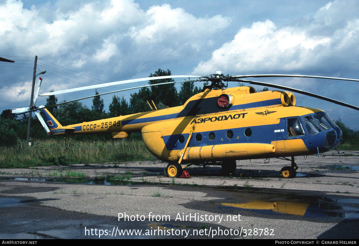 Aircraft Photo of CCCP-25949 | Mil Mi-8T | Aeroflot | AirHistory.net #328782